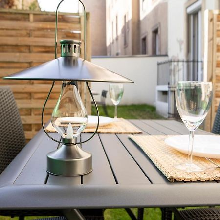 Ferienwohnung Green Appart Le Chene Rouge Avec Jardin Prive Mülhausen Exterior foto