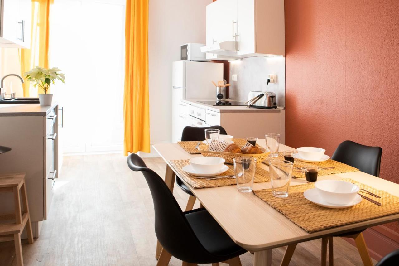 Ferienwohnung Green Appart Le Chene Rouge Avec Jardin Prive Mülhausen Exterior foto