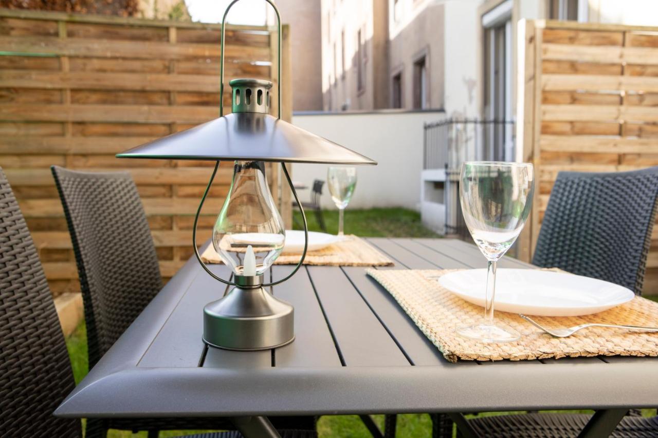 Ferienwohnung Green Appart Le Chene Rouge Avec Jardin Prive Mülhausen Exterior foto