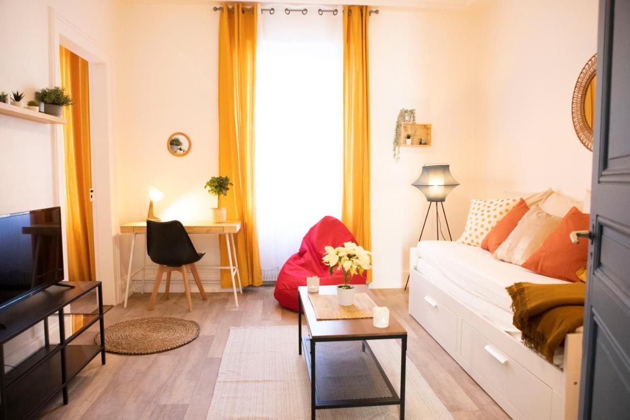 Ferienwohnung Green Appart Le Chene Rouge Avec Jardin Prive Mülhausen Exterior foto
